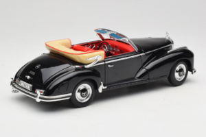 Mercedes 300S W188 Roadster Schwarz Welly 1:18 801-3271398 Metall – Bild 3 von 8