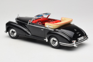 Mercedes 300S W188 Roadster Schwarz Welly 1:18 801-3271398 Metall – Bild 7 von 8