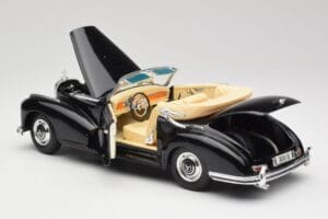 Mercedes 300SC W188 Obsidian Schwarz Maisto 1:18 806B Metall – Bild 5 von 8