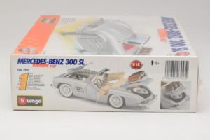 Mercedes 300SL Roadster Silber Bburago 1:18 7043 Metall – Bild 4 von 4
