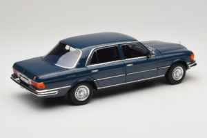 Mercedes 350 SEL W116 Hansa Blue Norev 1:18 183976 Metall – Bild 3 von 8
