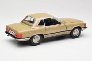 Mercedes 350 SL R107 Gold Sun Star 1:18 MB004 Metall – Bild 3 von 8