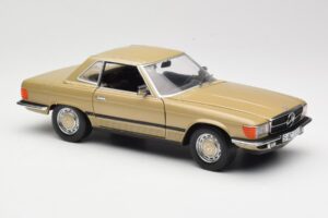 Mercedes 350 SL R107 Gold Sun Star 1:18 MB004 Metall – Bild 6 von 8