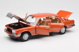 Mercedes 450 SEL 6.9 W116 Orange Metallic Norev 1:18 183459 Metall – Bild 2 von 8