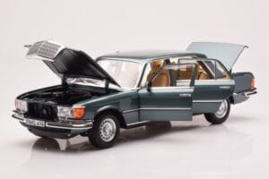 Mercedes 450 SEL 6.9 W116 Petrol Metallic Norev 1:18 183974 Metall – Bild 2 von 8