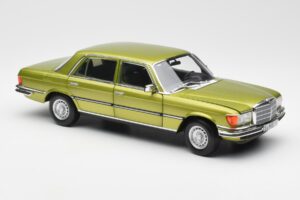Mercedes 450 SEL W116 Citrus Grün Händler Edition Norev 1:18 B66040683 Metall – Bild 6 von 8