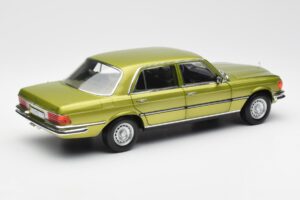 Mercedes 450 SEL W116 Citrus Grün Händler Edition Norev 1:18 B66040683 Metall – Bild 3 von 8