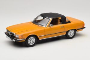 Mercedes 450 SL R107 Cayenne Orange Norev 1:18 183350 Metall – Bild 3 von 10