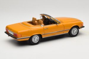 Mercedes 450 SL R107 Cayenne Orange Norev 1:18 183350 Metall – Bild 4 von 10
