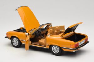 Mercedes 450 SL R107 Cayenne Orange Norev 1:18 183350 Metall – Bild 7 von 10