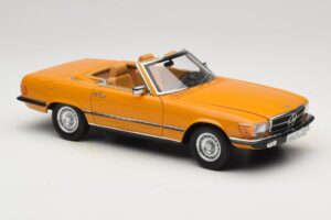 Mercedes 450 SL R107 Cayenne Orange Norev 1:18 183350 Metall – Bild 8 von 10