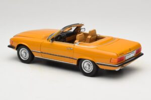 Mercedes 450 SL R107 Cayenne Orange Norev 1:18 183350 Metall – Bild 9 von 10