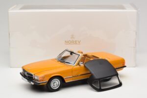 Mercedes 450 SL R107 Cayenne Orange Norev 1:18 183350 Metall – Bild 10 von 10