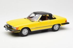 Mercedes 450SL R107 Gelb US Version Norev 1:18 183727 Metall – Bild 3 von 9