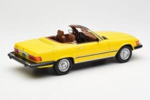 Mercedes 450SL R107 Gelb US Version Norev 1:18 183727 Metall – Bild 4 von 9