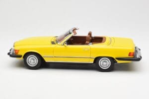 Mercedes 450SL R107 Gelb US Version Norev 1:18 183727 Metall – Bild 5 von 9