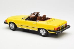 Mercedes 450SL R107 Gelb US Version Norev 1:18 183727 Metall – Bild 8 von 9