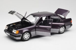 Mercedes 500 E W124 Bornit Metallic Norev 1:18 183948 Metall – Bild 2 von 8