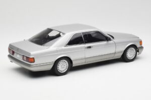 Mercedes 500 SEC C126 Silber AUTOart 1:18 76212 Metall – Bild 3 von 8