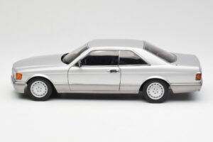 Mercedes 500 SEC C126 Silber AUTOart 1:18 76212 Metall – Bild 4 von 8