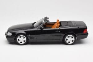 Mercedes SL 500 R129 Schwarz Norev 1:18 183750 Metall – Bild 5 von 10