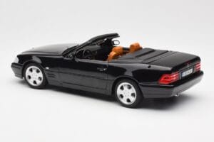 Mercedes SL 500 R129 Schwarz Norev 1:18 183750 Metall – Bild 9 von 10