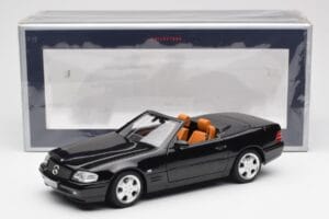 Mercedes SL 500 R129 Schwarz Norev 1:18 183750 Metall – Bild 10 von 10