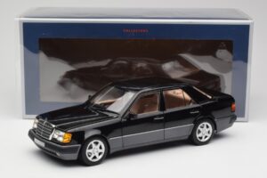 Mercedes 500E W124 Schwarz Limitierte Auflage Norev 1:18 183949 Metall – Bild 12 von 12