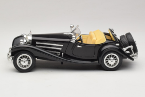 Mercedes 500K Roadster Schwarz Bburago 1:18 3020-P2 Metall – Bild 4 von 8