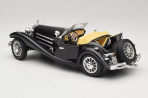 Mercedes 500K Roadster Schwarz Bburago 1:18 3020-P2 Metall – Bild 5 von 8