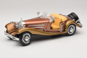 Mercedes 500K Roadster Kupfer Metallic Bburago 1:18 3020-P1 Metall – Bild 2 von 8