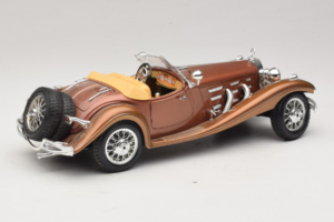 Mercedes 500K Roadster Kupfer Metallic Bburago 1:18 3020-P1 Metall – Bild 3 von 8