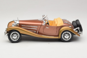 Mercedes 500K Roadster Kupfer Metallic Bburago 1:18 3020-P1 Metall – Bild 4 von 8