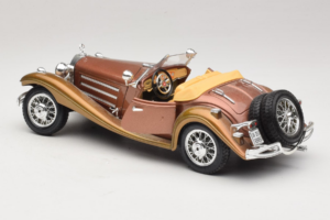 Mercedes 500K Roadster Kupfer Metallic Bburago 1:18 3020-P1 Metall – Bild 5 von 8