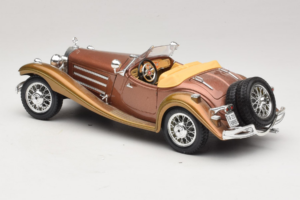 Mercedes 500K Roadster Kupfer Metallic Bburago 1:18 3020-P1 Metall – Bild 7 von 8