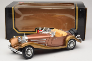 Mercedes 500K Roadster Kupfer Metallic Bburago 1:18 3020-P1 Metall – Bild 8 von 8