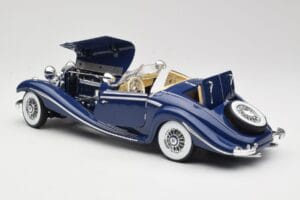 Mercedes 500K Special Roadster Blau Maisto 1:18 56059 Metall – Bild 5 von 8