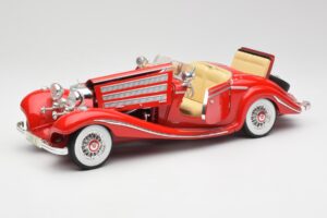 Mercedes 500K Special Roadster Rot Maisto 1:18 56058 Metall – Bild 2 von 8