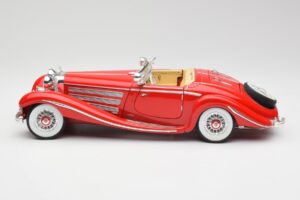 Mercedes 500K Special Roadster Rot Maisto 1:18 56058 Metall – Bild 4 von 8