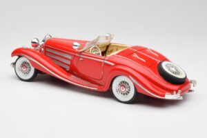 Mercedes 500K Special Roadster Rot Maisto 1:18 56058 Metall – Bild 7 von 8