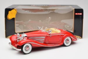 Mercedes 500K Special Roadster Rot Maisto 1:18 56058 Metall – Bild 8 von 8