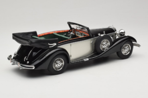 Mercedes 540K Cabriolet Schwarz Silber Cult Models 1:18 CML184-3 Metall – Bild 2 von 6