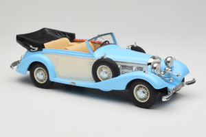 Mercedes 540K Cabriolet Blau Weiss Cult Models 1:18 CML184-2 Metall – Bild 4 von 6
