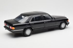 Mercedes 560 SEL W126 Schwarz Händler Edition Norev 1:18 B66040599 Metall – Bild 3 von 8
