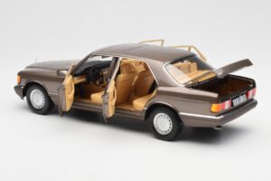 Mercedes 560 SEL W126 Impala Braun Händler Edition Norev 1:18 B66040646 Metall – Bild 5 von 8