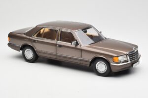 Mercedes 560 SEL W126 Impala Braun Händler Edition Norev 1:18 B66040646 Metall – Bild 6 von 8