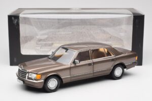 Mercedes 560 SEL W126 Impala Braun Händler Edition Norev 1:18 B66040646 Metall – Bild 8 von 8
