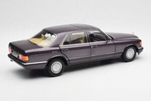 Mercedes 560 SEL W126 Lila Metallic Norev 1:18 183544 Metall – Bild 3 von 8