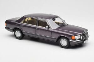 Mercedes 560 SEL W126 Lila Metallic Norev 1:18 183544 Metall – Bild 6 von 8