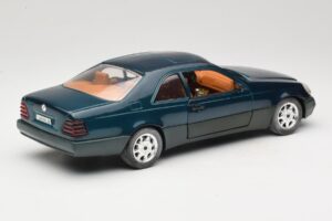 Mercedes 600 SEC C140 Grün Majorette 1:18 4418 Metall – Bild 3 von 8